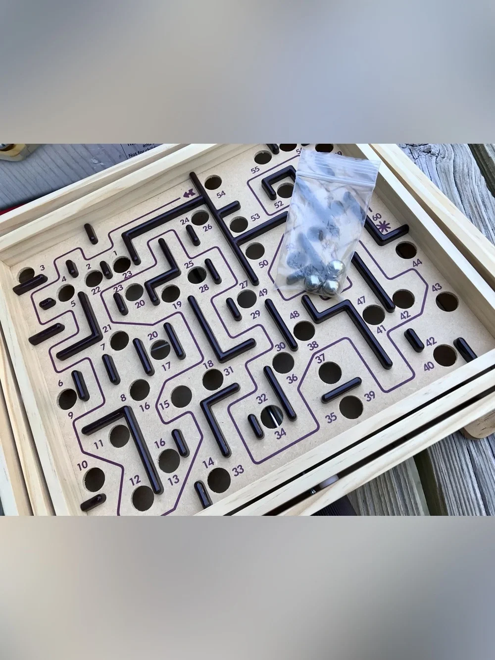 BRIO Wooden Tilt Table Labyrinth Game 34000 In Box 3 Balls Compatible W/ 34030